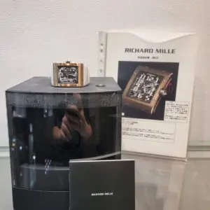 Richard Mille 38 x 49.8mm Automatic Ultra Flat Rose Gold in box