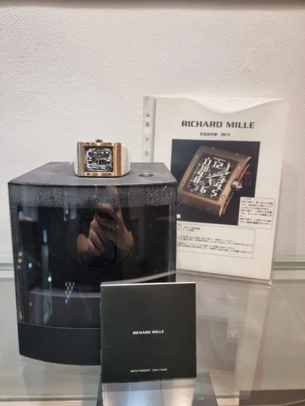 Richard Mille 38 x 49.8mm Automatic Ultra Flat Rose Gold in box