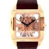 Cartier 47.4 x 38.7mm Santos-Dumont Skeleton Manual Winding Rose Gold front