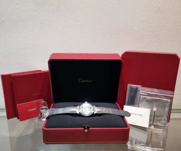 Cartier 41mm Pasha De Cartier Skeleton ADLC Steel in box