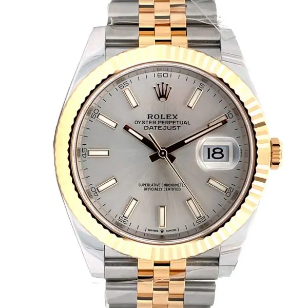 Rolex Datejust 41mm Oystersteel and Yellow Gold front