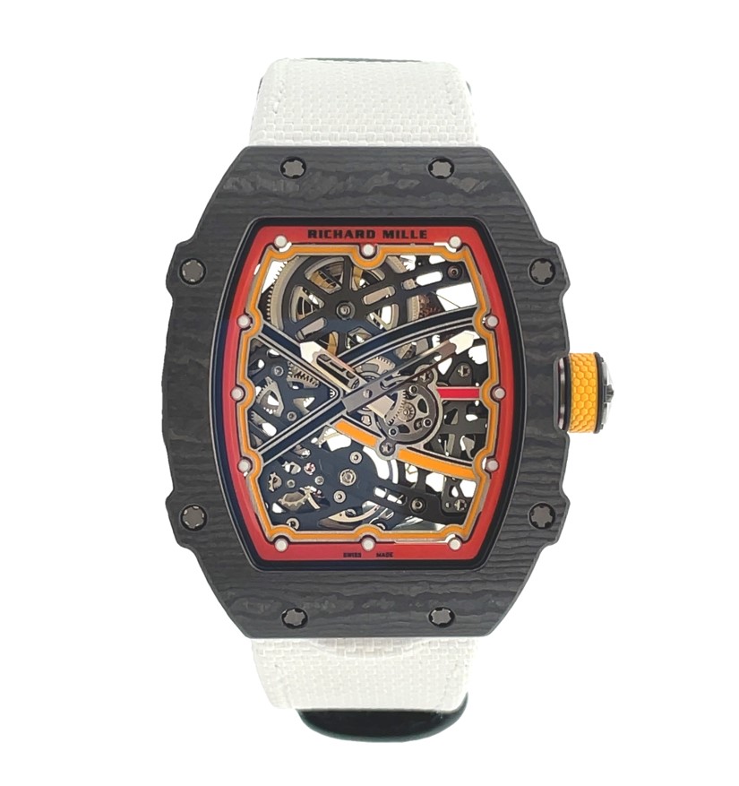Richard Mille 38 x 47.5mm Automatic Winding Extra Flat Carbon TPT - J ...