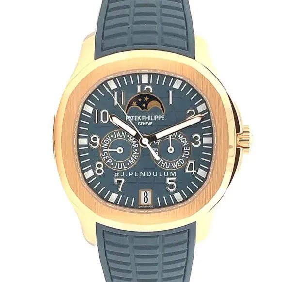 Patek Philippe 39.9mm Ladies Aquanaut Luce Annual Calendar Rose Gold front