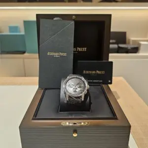 Audemars Piguet 41mm Code 11.59 Chronograph White Gold in box