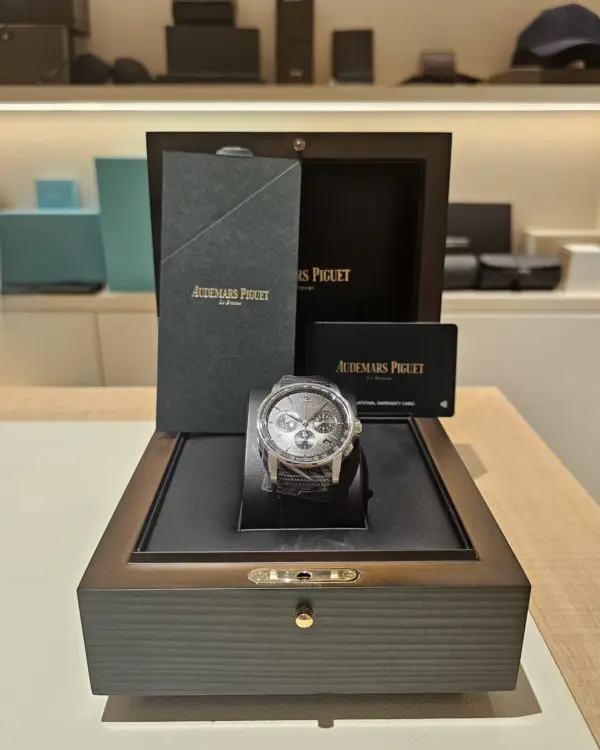 Audemars Piguet 41mm Code 11.59 Chronograph White Gold in box