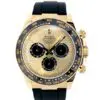 Rolex 40mm Cosmograph Daytona “YML” Oysterflex Golden & Black Dial Yellow Gold front