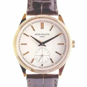 Patek Philippe 39mm Calatrava Rose Gold front