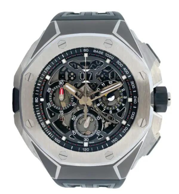 Audemars Piguet Royal Oak 43mm Concept Split Second Chronograph Titanium GMT Large Date front