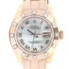 Rolex 29mm Lady-Datejust Pearlmaster Bezel Set With 12 Diamonds Everose Gold