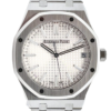 Audemars Piguet 41mm Royal Oak “White Dial” Steel front