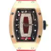 Richard Mille Ladies 45.66 x 31.4mm Red Jasper with Diamond Inlay Rose Gold front