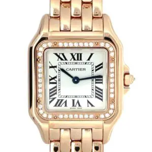 Cartier Ladies 27 x 36mm Panthere De Cartier Medium Model Rose Gold front