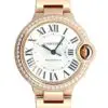 Cartier Ladies 33mm Automatic Ballon Bleu De Cartier Rose Gold front