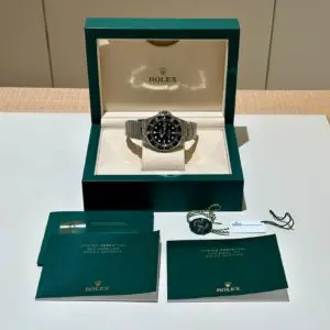 Rolex 43mm Oyster Perpetual Sea-Dweller Black Ceramic and Oystersteel in box