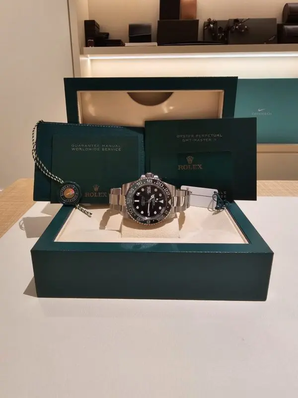 Rolex 40mm GMT Master II “Sprite” Oystersteel Stainless Steel