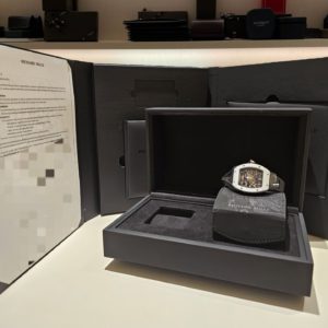 Richard Mille 48.15 x 40.1mm Limited 30pcs Manual Winding Tourbillon Chronograph White Quartz TPT in box