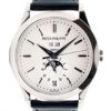 Patek Philippe 38.5mm “Discontinued” Annual Calendar Moon Phases White Gold front