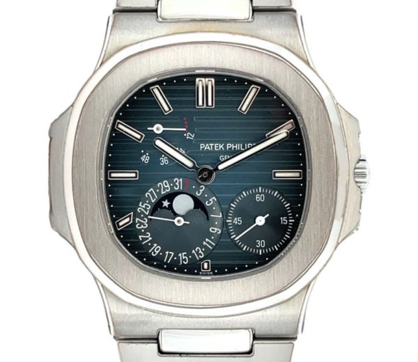 Patek Philippe 40mm Nautilus Moon Phases front