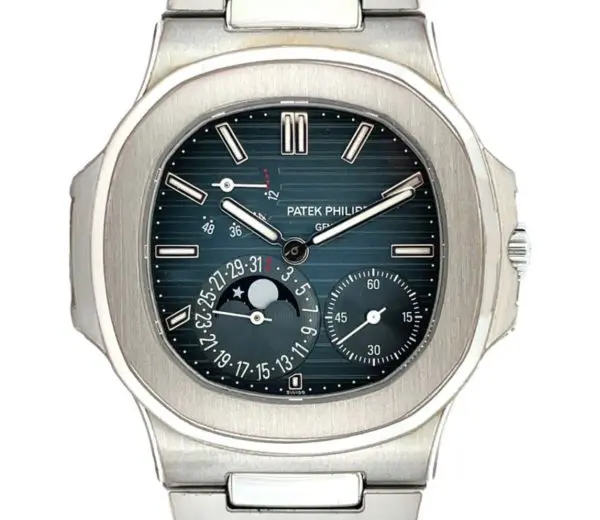 Patek Philippe 40mm Nautilus Moon Phases front