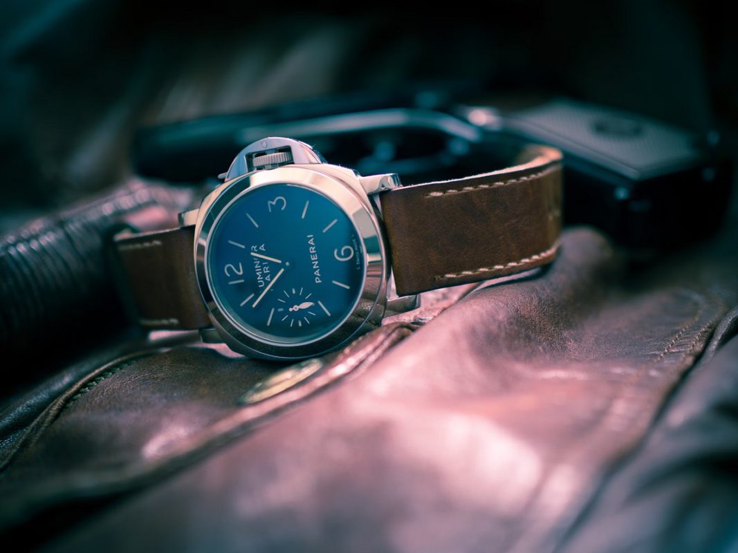 Panerai watch on a surface