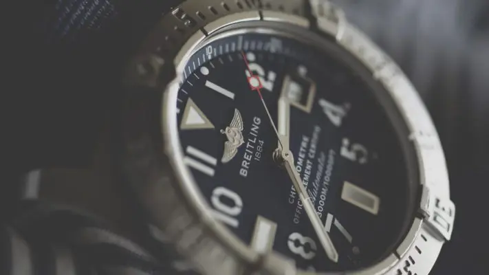 Breitling Chronometre watch close-up